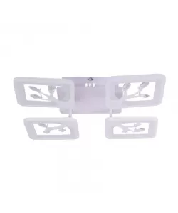 Lustra LED cu Telecomanda Aisha 60W Dimabil Alb