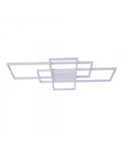 Lustra LED cu Telecomanda Landen 184W Dimabila Alb