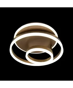 Lustra LED cu Telecomanda Ange, 110W, Maro, Acril, Dimabila