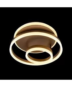 Lustra LED cu Telecomanda Ange, 110W, Maro, Acril, Dimabila