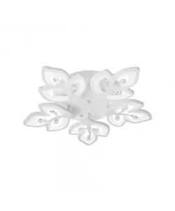 Lustra LED cu Telecomanda Kimberly 110W Dimabila Alb