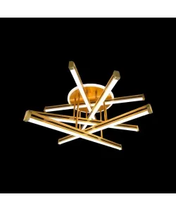 Lustra LED cu Telecomanda Arici, 90W, Dimabila, Acril