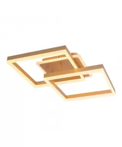 Lustra LED cu Telecomanda Arwen 142W Dimabila Auriu