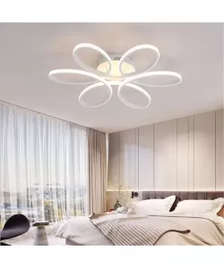 Lustra LED cu Telecomanda Ayda 116W, Alb