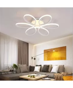 Lustra LED cu Telecomanda Ayda 116W, Alb