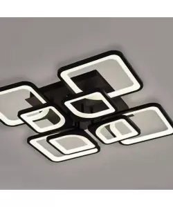 Lustra LED cu Telecomanda Balans 192W Dimabila Alb Negru - RESIGILAT -