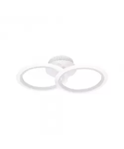 Lustra LED cu Telecomanda Barbara, 28W, Dimabila, Alb