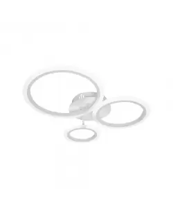 Lustra LED cu Telecomanda Brenda 3 Cercuri Lumina Rece/Calda/Neutra 40W Dimabila Alb Lustra LED cu Telecomanda Brenda 3 Cercuri Lumina Rece/Calda/Neutra 40W Dimabila Alb