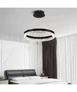 Lustra LED cu Telecomanda Brinda 124W Negru