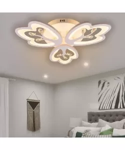 Lustra LED cu Telecomanda Cherie 72W Dimabila Alb