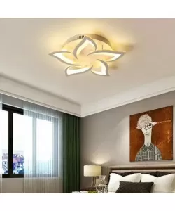 Lustra LED cu Telecomanda Cressida 110W Dimabila Alb