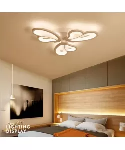 Lustra LED cu Telecomanda Diana 60W Dimabila Alb