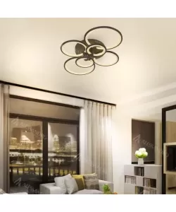 Lustra LED cu Telecomanda Edna 160W Dimabila Maro