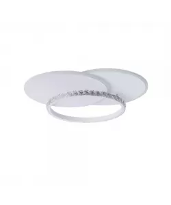 Lustra LED cu Telecomanda Esmaria, 100W, Dimabila, Alb