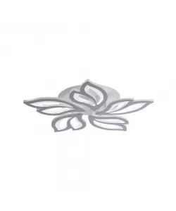 Lustra LED cu Telecomanda Euridice 60W, Alb Argintiu