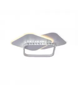 Lustra LED cu Telecomanda Everly, 100W, Dimabila, Alb