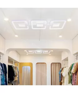 Lustra LED cu Telecomanda Kevin 77W Dimabila Alb