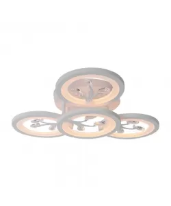 Lustra LED cu Telecomanda Gilda, 47W, Dimabila, Alb Lustra LED cu Telecomanda Gilda, 47W, Dimabila, Alb