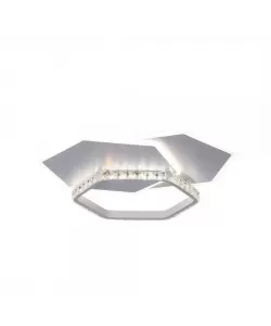 Lustra LED cu Telecomanda Gisela, 100W, Dimabila, Alb