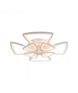 Lustra LED cu Telecomanda Hailei, 280W, Alb, Acril, Dimabila