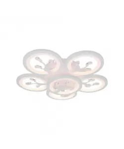 Lustra LED cu Telecomanda Hazel 110W Dimabila Alb