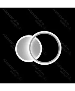 Lustra LED cu Telecomanda Hulia 40W Dimabila Alb