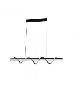 Lustra LED cu Telecomanda Jeremy 94W Dimabila Negru