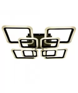 Lustra LED cu Telecomanda Kai 112W Dimabila Negru