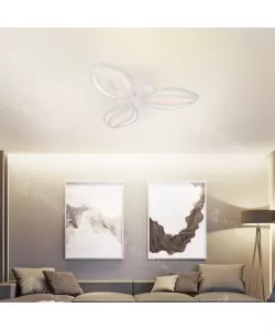 Lustra LED cu Telecomanda Kaleia 48W Dimabila Alb