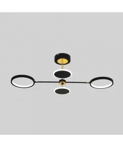 Lustra LED cu Telecomanda Luciana 30W Dimabila Negru