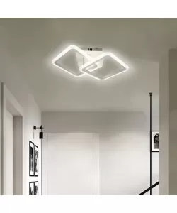 Lustra LED cu Telecomanda Miry 24W Dimabila Alb