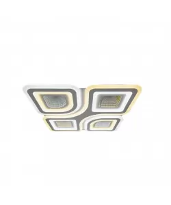 Lustra LED cu Telecomanda Olga, 170W, Dimabila, Alb