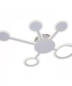 Lustra LED cu Telecomanda Olinda, 124W, Acril, Dimabila