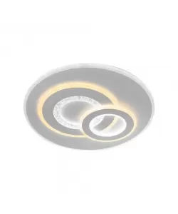 Lustra LED cu Telecomanda Remo, 200W, Alb, Acril, Dimabila Lustra LED cu Telecomanda Remo, 200W, Alb, Acril, Dimabila
