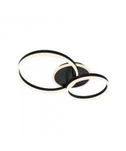 Lustra LED cu Telecomanda Rosalie 80W Dimabila Negru