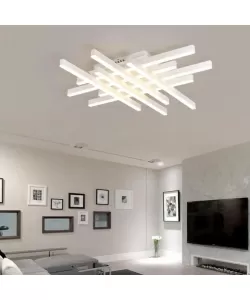 Lustra LED cu Telecomanda Samara 160W Dimabila Alb