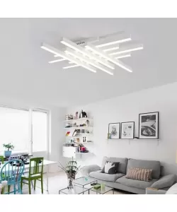 Lustra LED cu Telecomanda Samara 160W Dimabila Alb