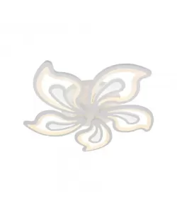 Lustra LED cu Telecomanda Sandra, 120W, Alb, Dimabila, Acril, IP.20