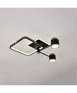 Lustra LED cu Telecomanda Scarlett 47W Dimabila Negru