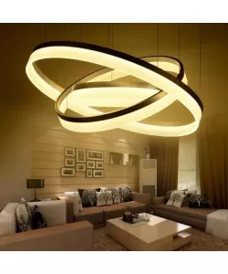 Lustra LED cu Telecomanda Harvy 120W Dimabila Alb