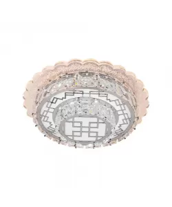 Lustra LED Tiria, 80W, Lumina Rece/Calda/Neutra, Alb