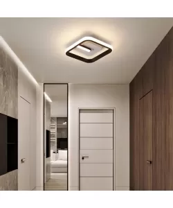 Lustra LED Victoria, 16W, Negru si Alb, Lumina Rece/Calda/Neutra