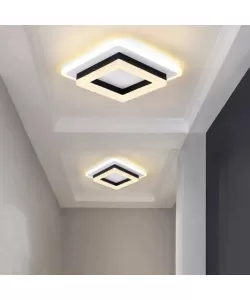 Lustra LED Vivian 24W Alb Negru