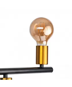 Lustra Malina, 8*E27, Negru, Metal