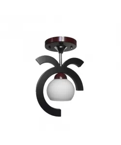 Lustra Mar, 1*E27, Maro, Lemn si Sticla