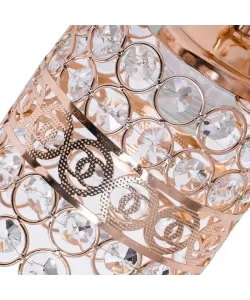 Lustra Marbela, 3*E27, Auriu, Metal si Cristal