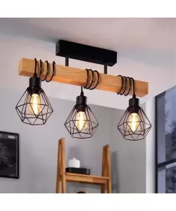 Lustra Marcellus 3x E27 Maro Negru