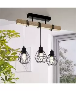 Lustra Marcellus 3x E27 Maro Negru