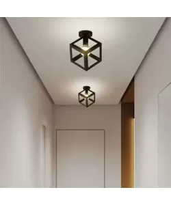 Lustra Marcos 1x E27 Negru