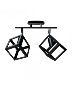 Lustra Pablo 2x E27 Negru